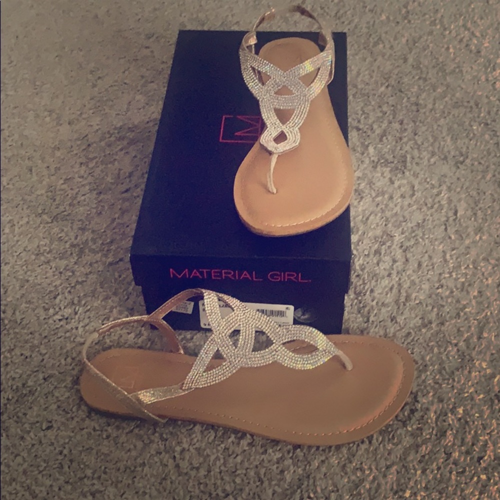 Brand New stoned sandals never worn!